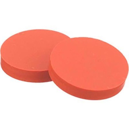 CP LAB SAFETY. Wheaton® 8mm Septa, PTFE/Silicone Red, Case of 100 W240580